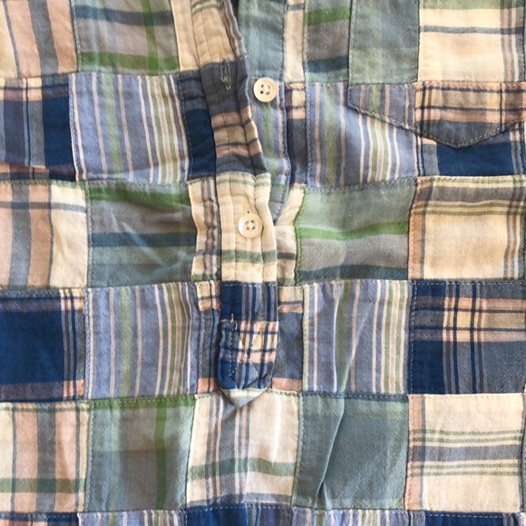JCrew Plaid Patchwork Shirt - Picture 5 of 8